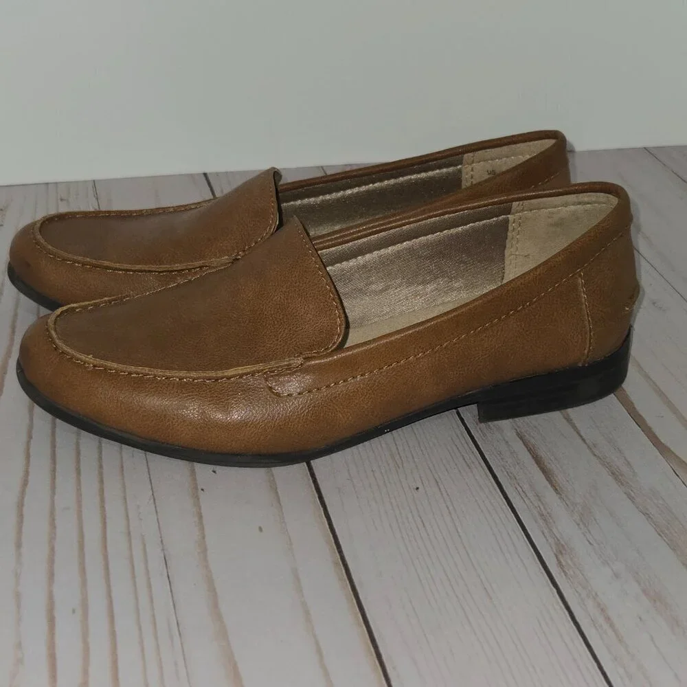 LifeStride Margot Brown Loafers Women’s Size 6 Slip On Comfort Shoes